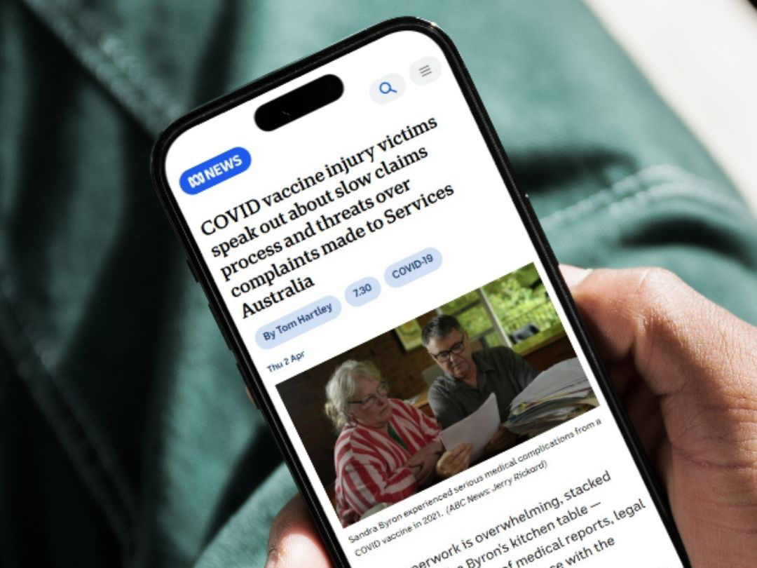 ABC News and 7.30 Report Turn to Guardian Injury Law in COVID Vaccine Claims Investigation